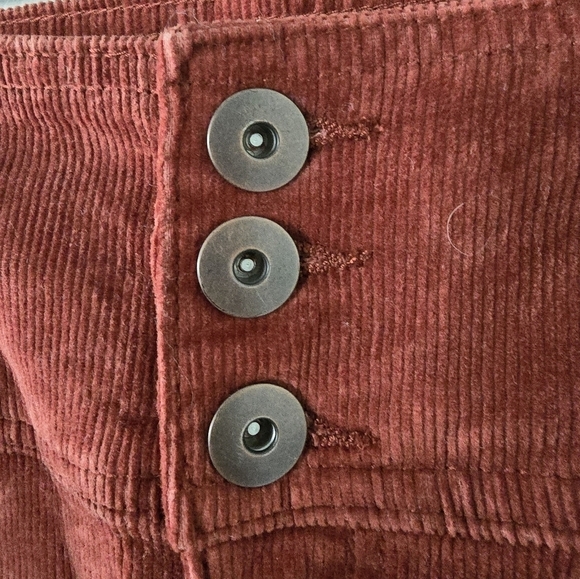 No Boundaries Corduroy Pants Womens 34×31 High Rise Skinny Button Fly Thick - Picture 5 of 10